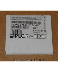 Siemens 6AV6671-8XB10-0AX0 (6AV66718XB100AX0)