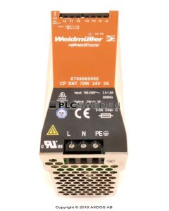 Weidmuller 8708660000  CP SNT 70W 24VDC 3A (8708660000)